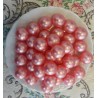Perles d'huile de bain nacrées senteur ROSE couleur ROSE