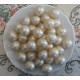 12 Perles d'huile de bain nacrées senteur COCO couleur Blanche