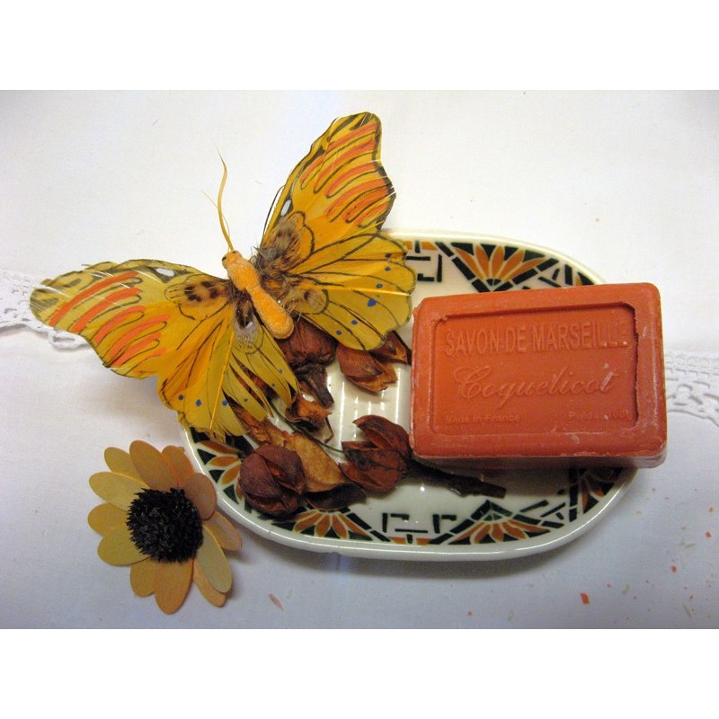 Savon de Marseille parfum Coquelicot