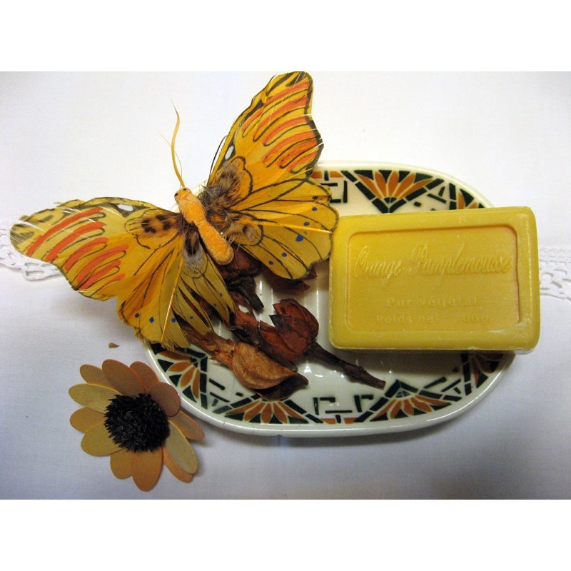 Savon de Marseille parfum Orange Pamplemousse