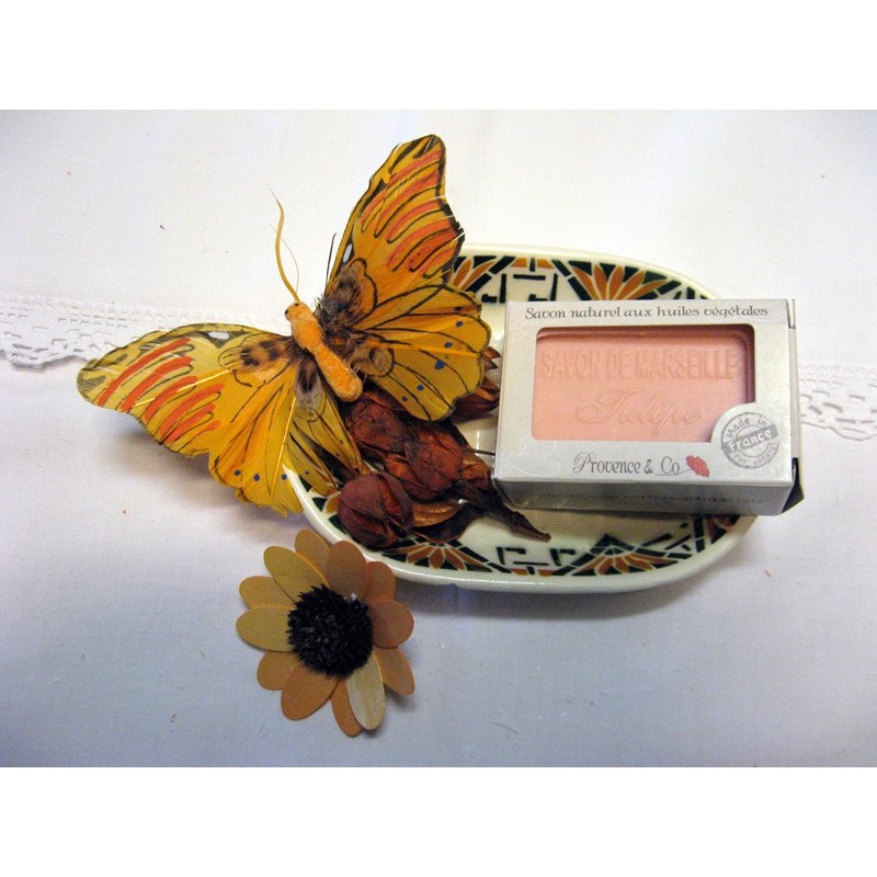 Savon de Marseille parfum Tulipe