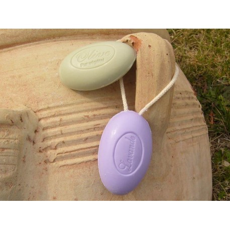 Savon de Marseille Galet avec ficelle