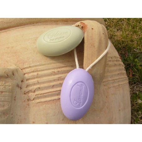 Savon de Marseille Galet avec ficelle