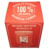 Bougie parfumée en cire végétale naturelle coulée à la main