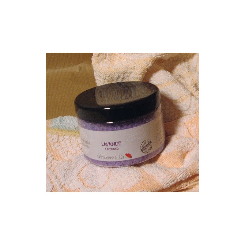 Sel de bain Lavande