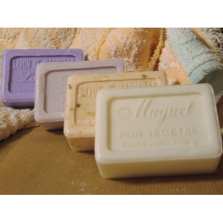Lot de 4 savons de Marseille