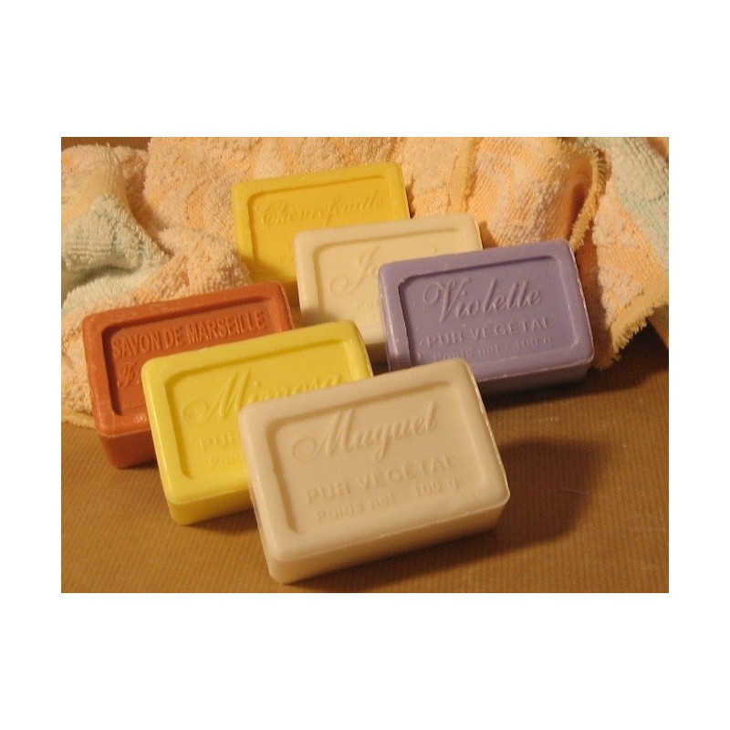 lot de 6 savons de Marseille