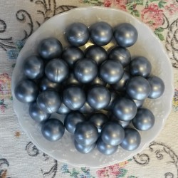 Perles d'huile de bain nacrées senteur MARINE de couleur Grise