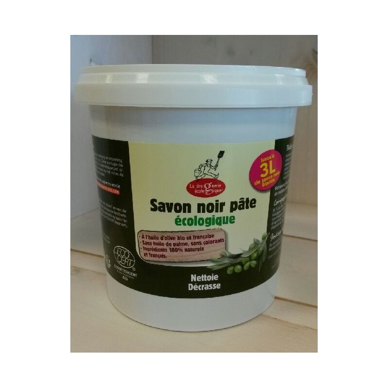Savon noir pâte  à l'huile d'olive