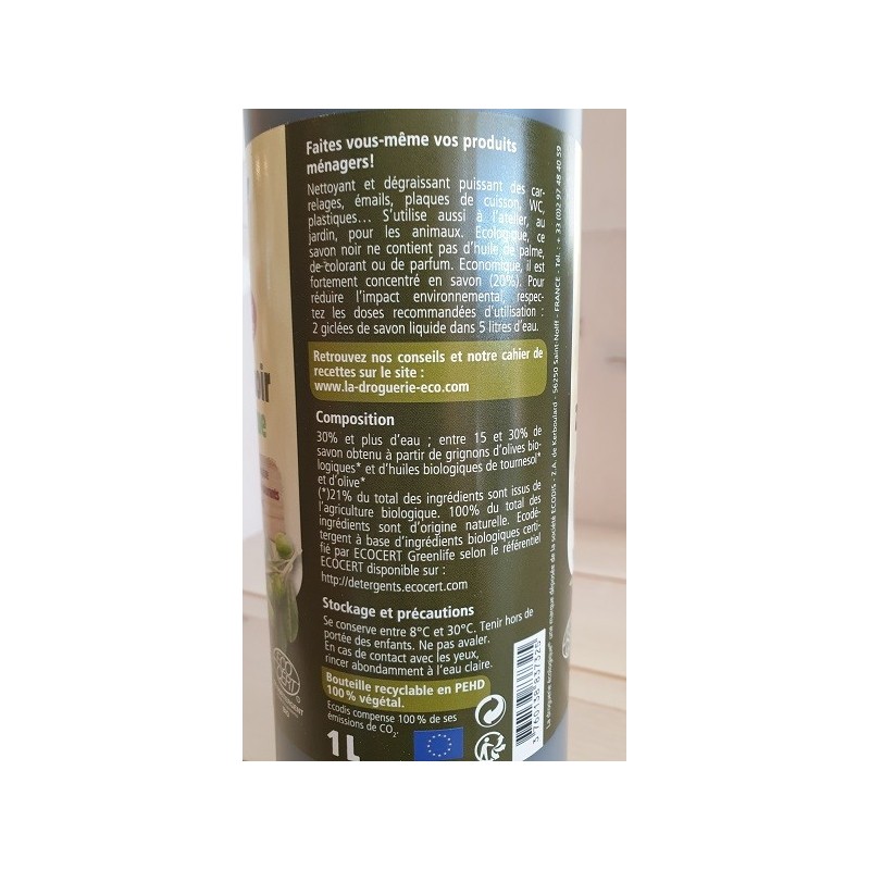 Savon noir liquide  à l'huile d'olive