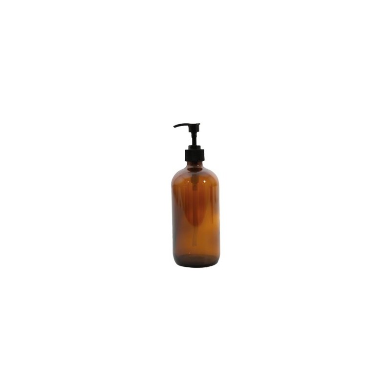 Flacon verre avec pompe