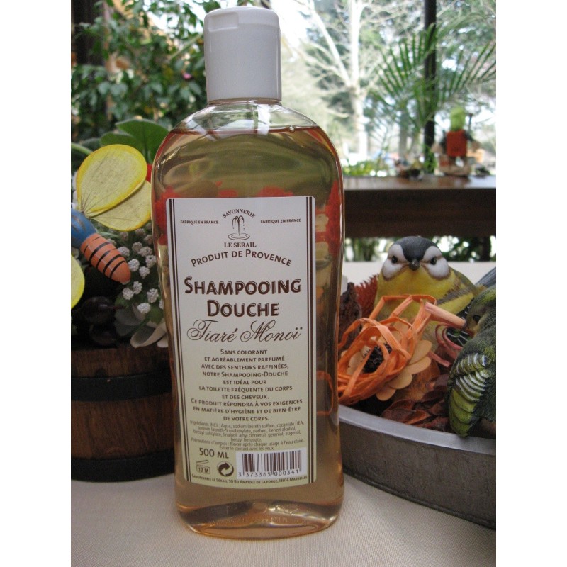 Shampoing Douche parfumé au Tiaré Monoï