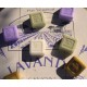 Savons de Marseille Parfumés cubes 25 gr., 8Parfums disponibles