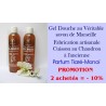 Gel douche au Véritable savon de Marseille parfum Tiaré Monoï